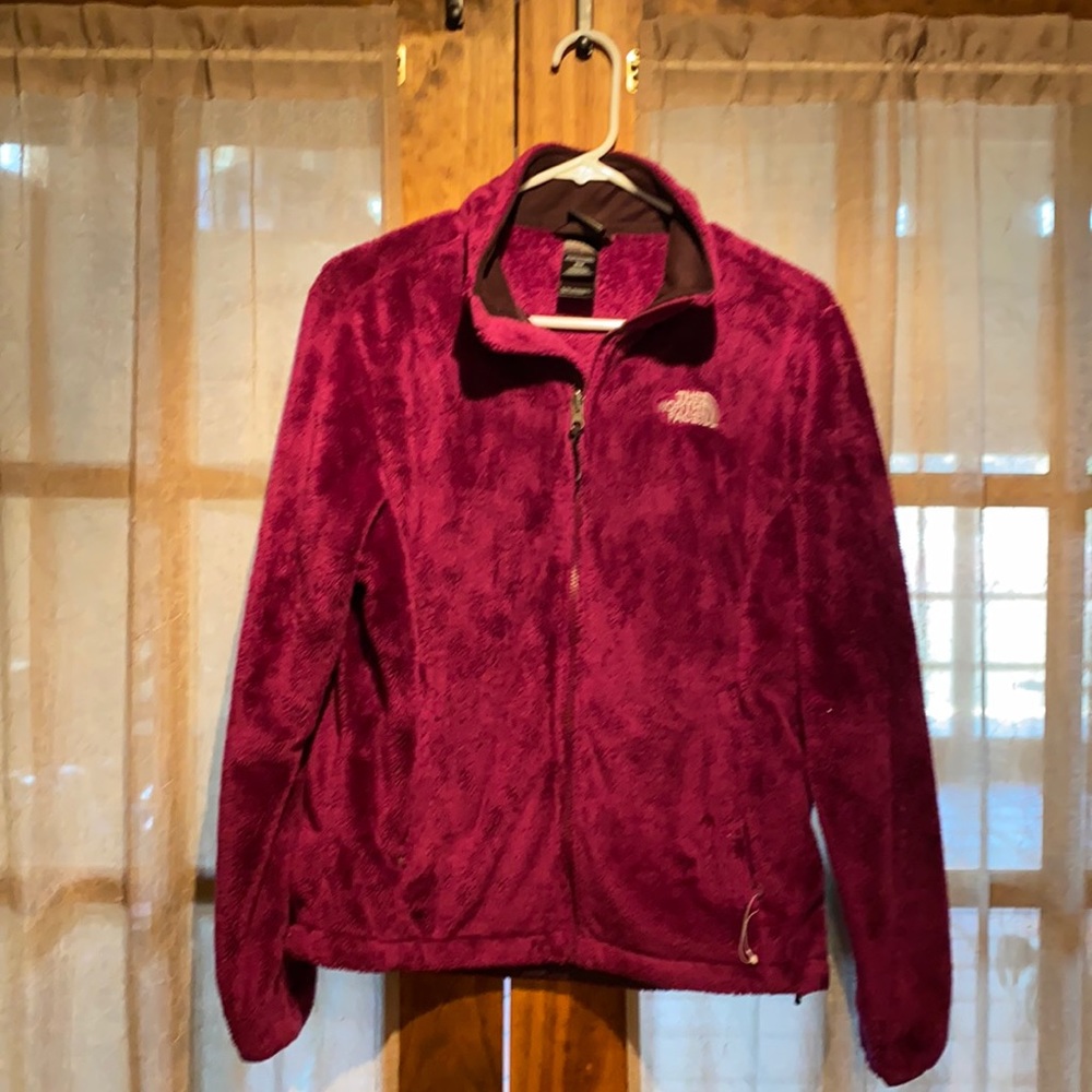 The North Face jacket wine purple color new